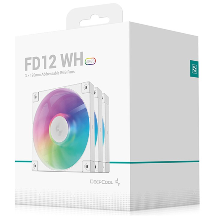 DeepCool FD12 ARGB (Triple Pack) White Refroidissement DeepCool Maroc