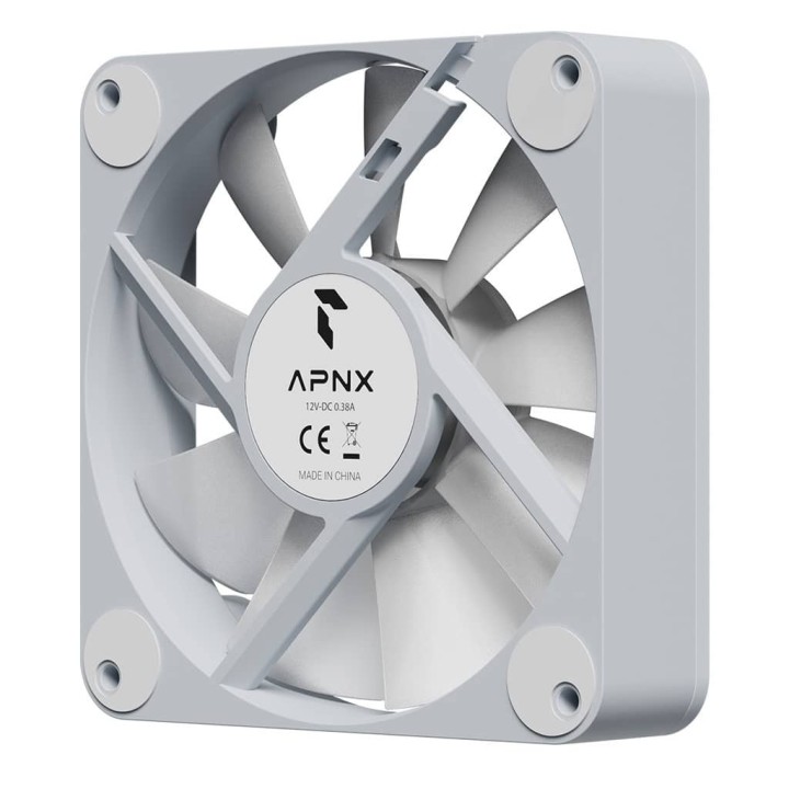APNX FP1-R Performance Reverse Flow ARGB 120mm PWM Fan (White) Refr...