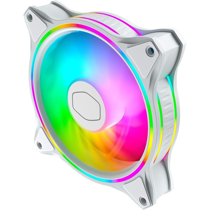 Cooler Master MasterFan MF120 Halo 3in1 (White) Ventilateurs boîtie...