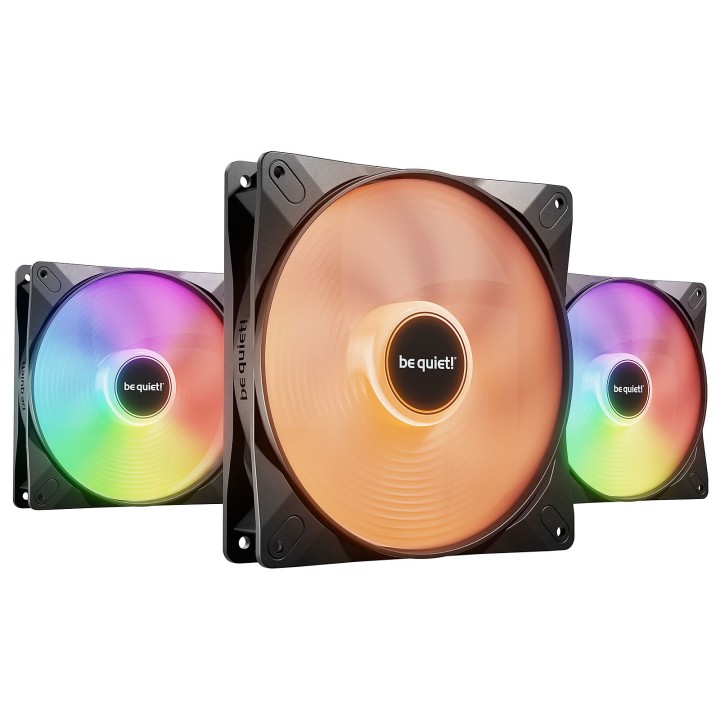 be quiet! Light Wings LX 140 mm PWM Triple Pack Black Ventilateurs ...