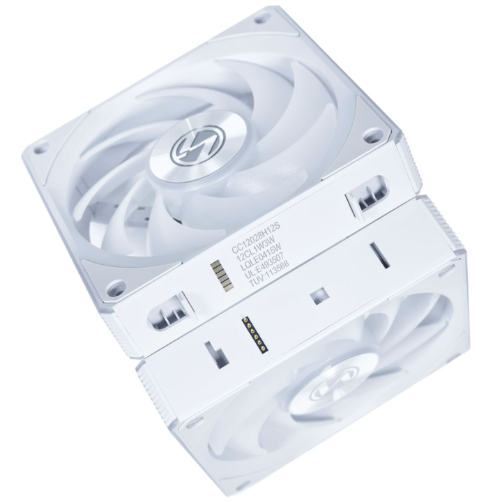 Lian Li UNI Fan CL Wireless 120 White (Triple Pack) Ventilateurs bo...