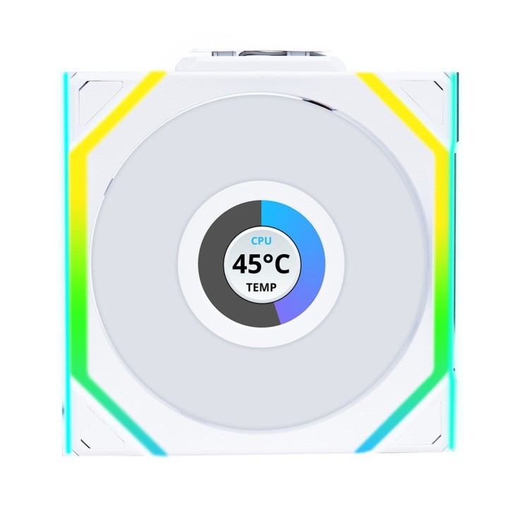 Lian Li UNI Fan SL Wireless LCD 120 White Ventilateurs boîtier Lian...