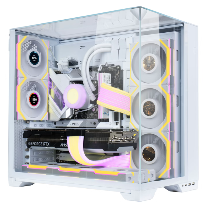 Lian Li UNI Fan SL Wireless LCD 120 White Ventilateurs boîtier Lian...