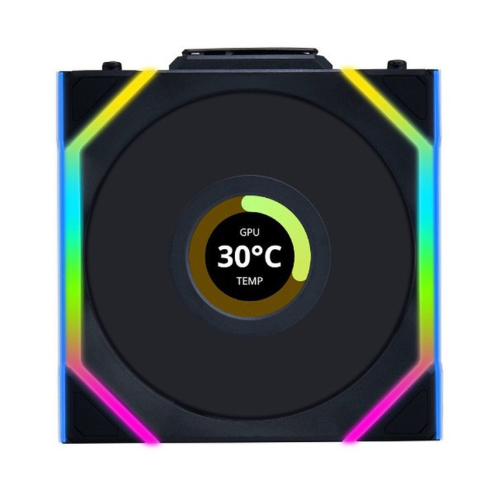 Lian Li UNI Fan SL Wireless LCD Reverse 120 Black (Triple Pack) Ven...