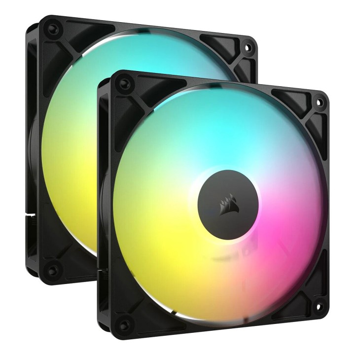 Corsair RS140 ARGB Dual Pack Noir Ventilateurs boîtier Corsair Maroc
