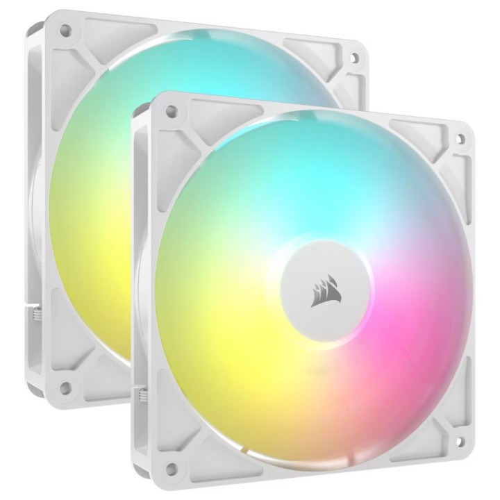 Corsair RS140 ARGB Dual Pack Blanc Ventilateurs boîtier Corsair Maroc