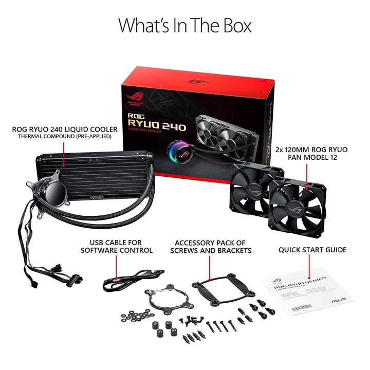 ASUS ROG RYUO 240 RGB Kits Watercooling ASUS Maroc