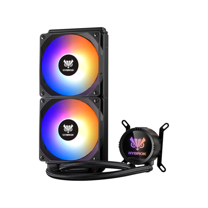 HYBROK HL240B RGB Black Kits Watercooling HYBROK Maroc
