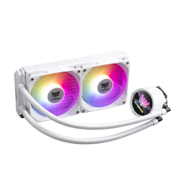 HYBROK HL240W RGB White Kits Watercooling HYBROK Maroc