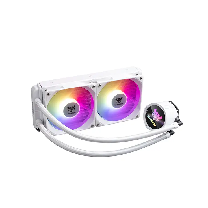 HYBROK HL240W RGB White Kits Watercooling HYBROK Maroc