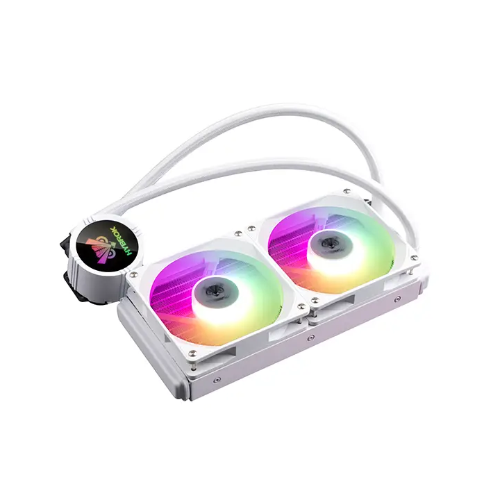 HYBROK HL240W RGB White Kits Watercooling HYBROK Maroc