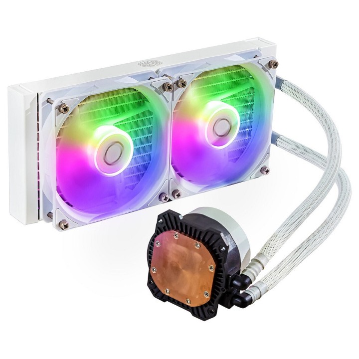 Cooler Master MasterLiquid 240L Core ARGB White Edition Kits Waterc...