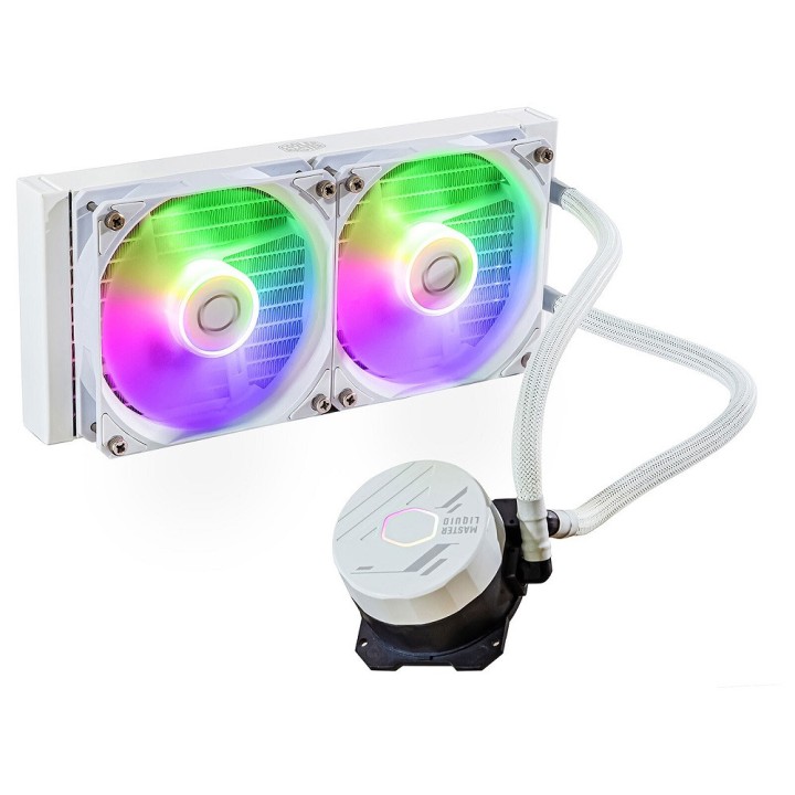 Cooler Master MasterLiquid 240L Core ARGB White Edition Kits Waterc...