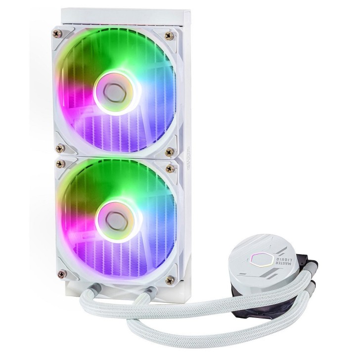 Cooler Master MasterLiquid 240L Core ARGB White Edition Kits Waterc...