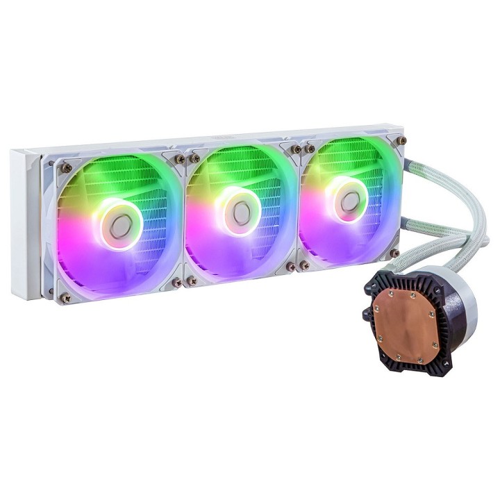 Cooler Master MasterLiquid 360L Core ARGB White Edition Kits Waterc...