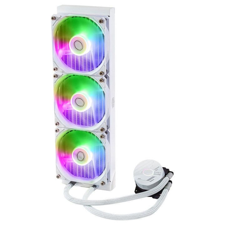 Cooler Master MasterLiquid 360L Core ARGB White Edition Kits Waterc...