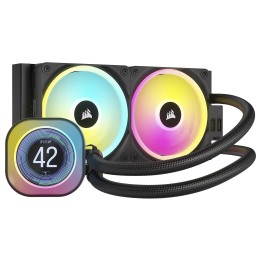 Corsair iCUE LINK H100i LCD (Noir) Refroidissement Corsair Maroc