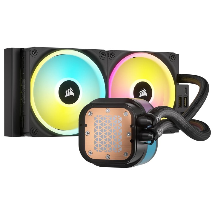 Corsair iCUE LINK H100i LCD (Noir) Refroidissement Corsair Maroc