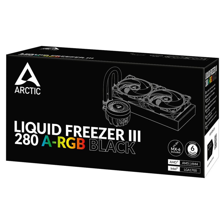 Arctic Liquid Freezer III 280 A-RGB (Noir) Kits Watercooling Arctic...