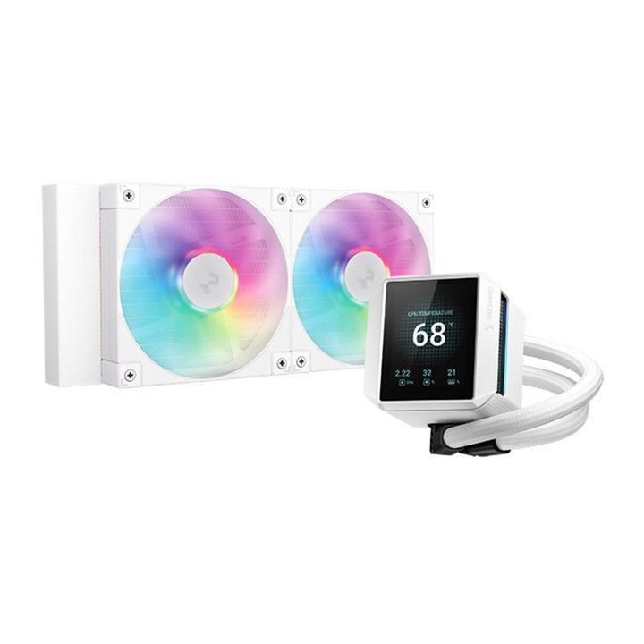 DeepCool MYSTIQUE 240 ARGB (White) Kits Watercooling DeepCool Maroc