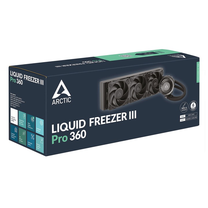 Arctic Liquid Freezer III Pro 360 (Black) Kits Watercooling Arctic ...
