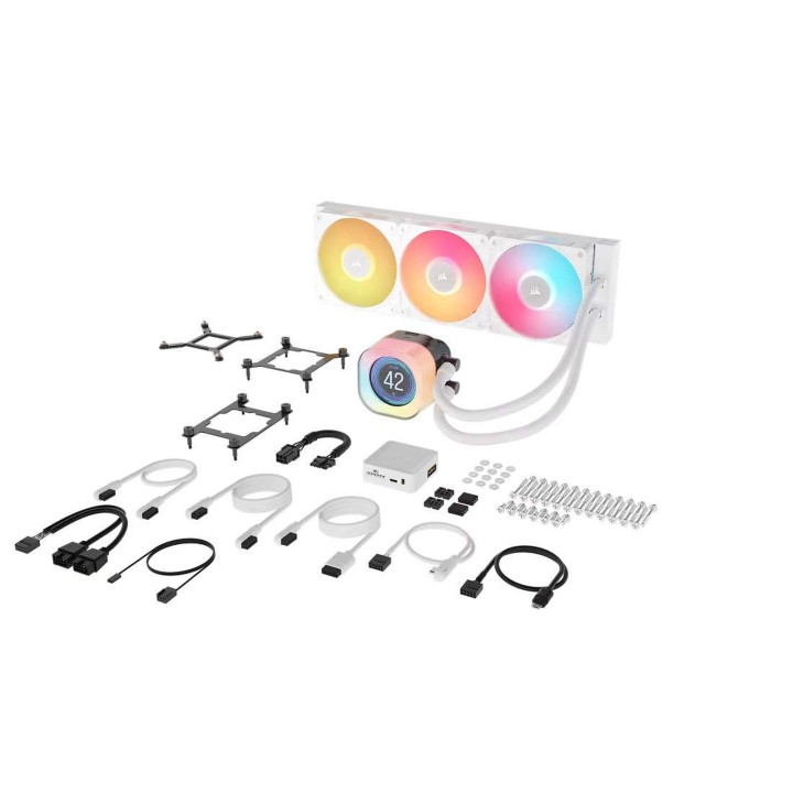 Corsair Titan 360 RX LCD RGB (Blanc) Kits Watercooling Corsair Maroc