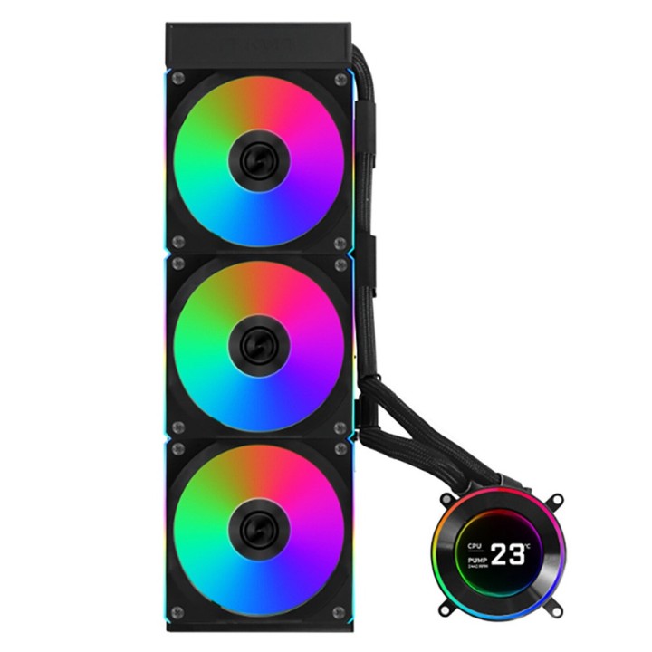 Lian Li HydroShift II LCD-C 360R (Black) Kits Watercooling Lian Li ...