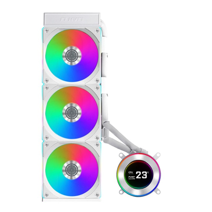 Lian Li HydroShift II LCD-C 360R (White) Kits Watercooling Lian Li ...