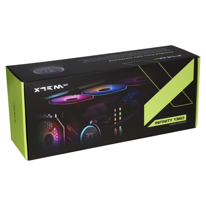 XTRMLAB Infinity Y360 DIGITAL (Black) Kits Watercooling XTRMLAB Maroc