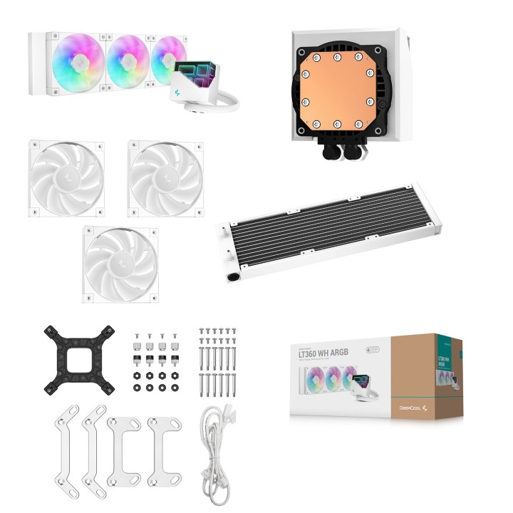 DeepCool LT360 ARGB (White) Kits Watercooling DeepCool Maroc
