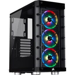 Corsair iCUE 465X RGB (Noir) Boitiers PC Corsair Maroc