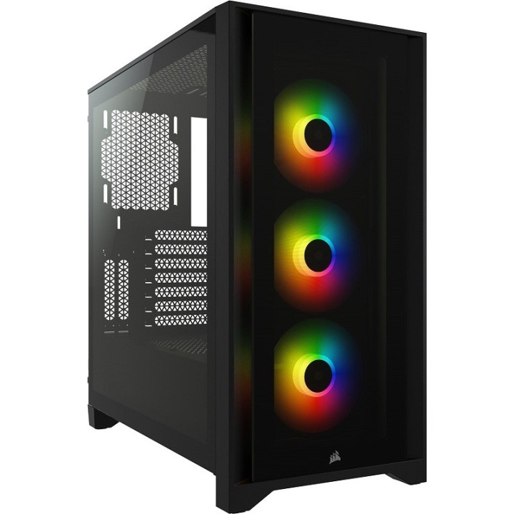Corsair iCUE 4000X RGB Tempered Glass (Noir) Boitiers PC Corsair Maroc