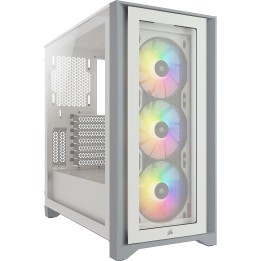 Corsair iCUE 4000X RGB Tempered Glass (Blanc) Boitiers PC Corsair M...