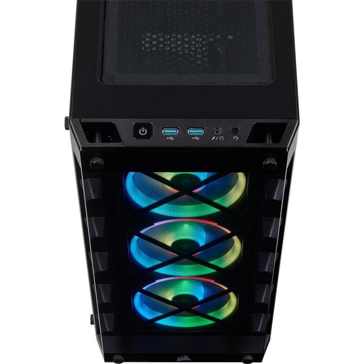 Corsair iCUE 465X RGB (Noir) Boitiers PC Corsair Maroc