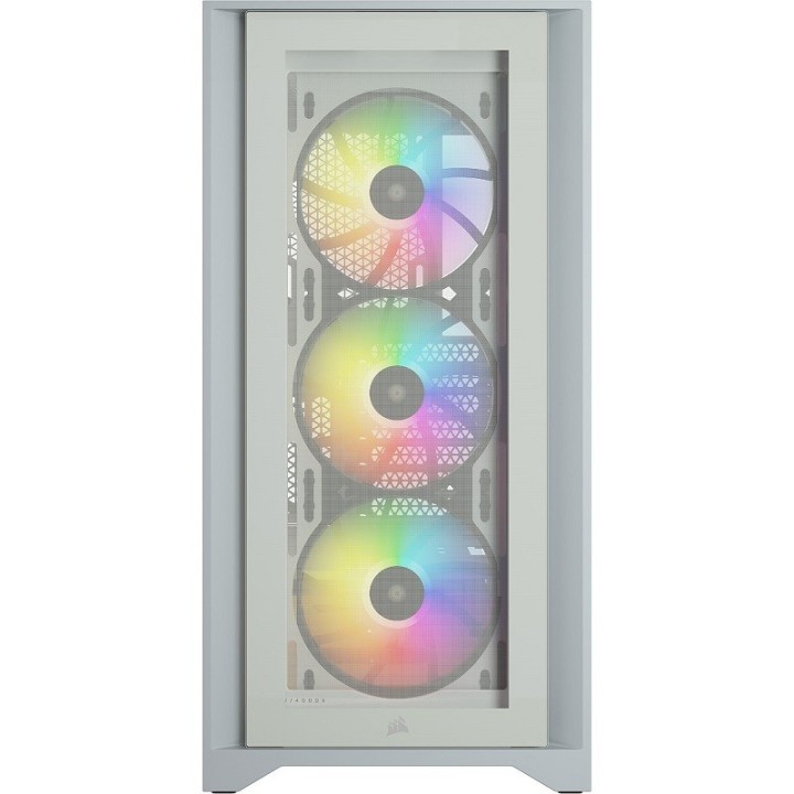 Corsair iCUE 4000X RGB Tempered Glass (Blanc) Boitiers PC Corsair M...
