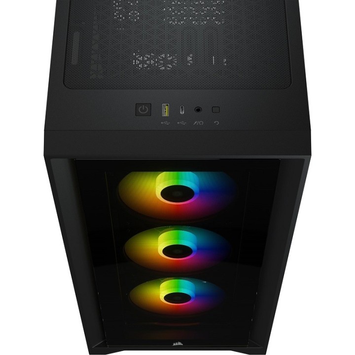 Corsair iCUE 4000X RGB Tempered Glass (Noir) Boitiers PC Corsair Maroc