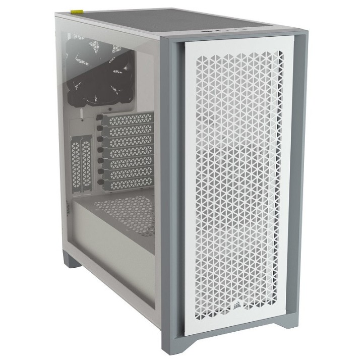 Corsair 4000D AIRFLOW Tempered Glass (Blanc) Boitiers PC Corsair Maroc