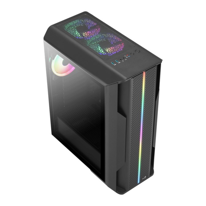 Aerocool Splinter Duo ARGB Black Boitiers PC Aerocool Maroc