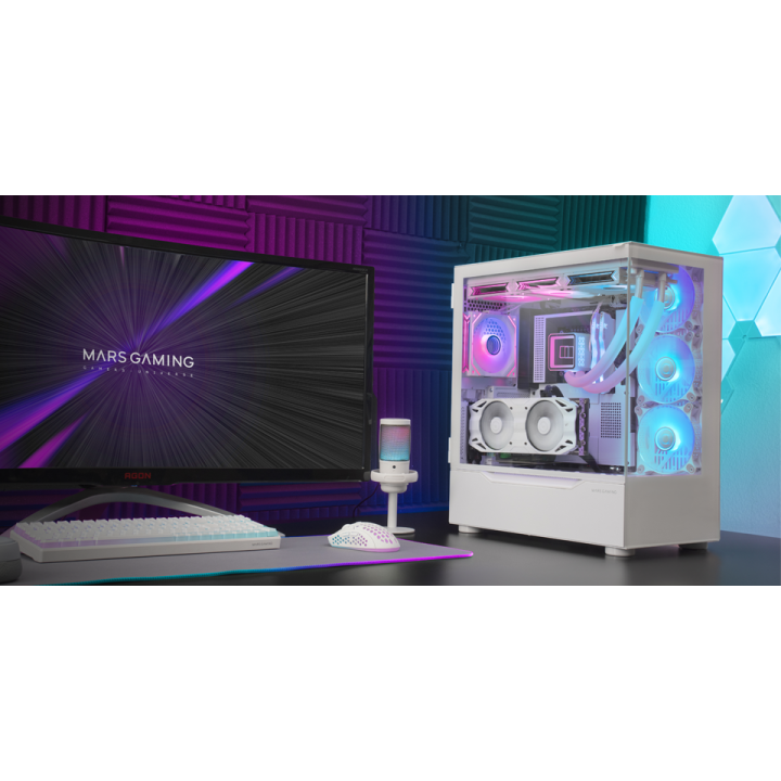 Mars Gaming MC-ULT White Boitiers PC Mars Gaming Maroc