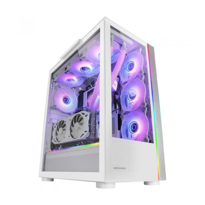 Mars Gaming MCULTRA White Boitiers PC Mars Gaming Maroc