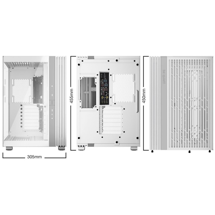 be quiet! Light Base 600 DX White Boitiers PC be quiet! Maroc