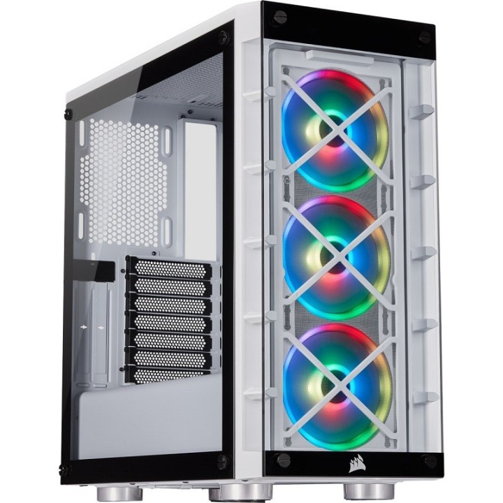 Corsair iCUE 465X RGB (Blanc) Boitiers PC Corsair Maroc