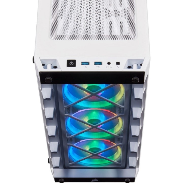 Corsair iCUE 465X RGB (Blanc) Boitiers PC Corsair Maroc