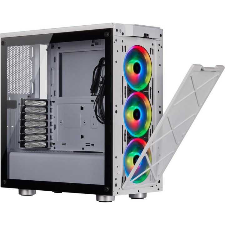 Corsair iCUE 465X RGB (Blanc) Boitiers PC Corsair Maroc