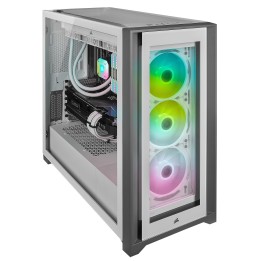 Corsair iCUE 5000X RGB Tempered Glass (Blanc) Boitiers PC Corsair M...