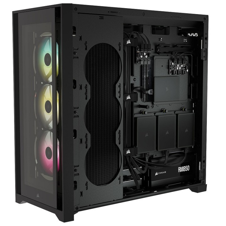 Corsair iCUE 5000X RGB Tempered Glass (Noir) Boitiers PC Corsair Maroc