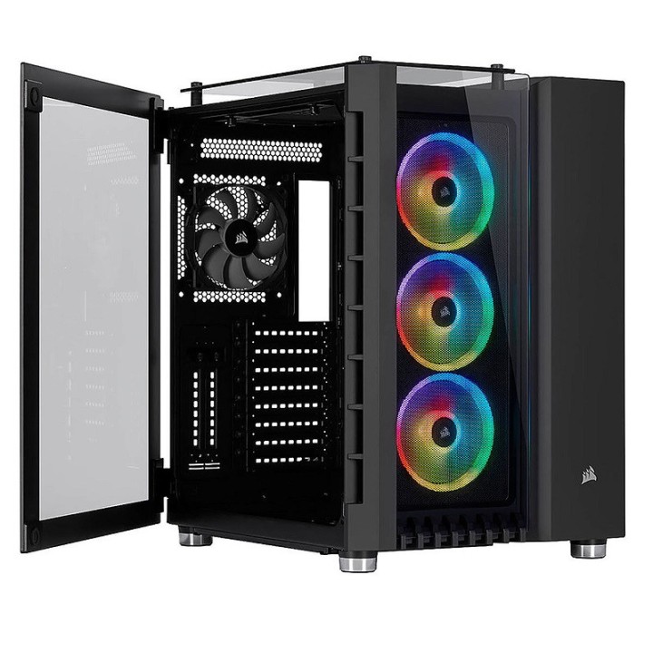 Corsair Crystal 680X RGB Black Boitiers PC Corsair Maroc