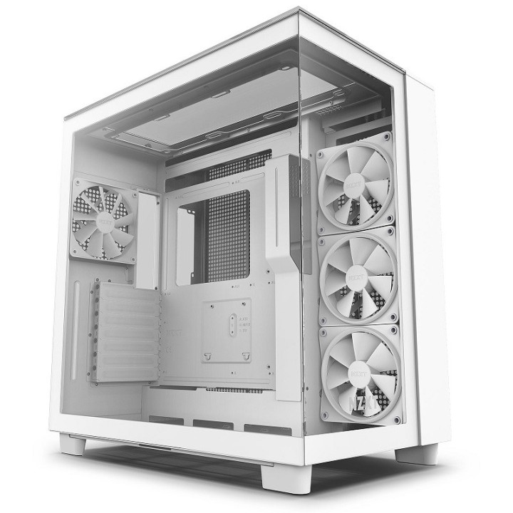 NZXT H9 Elite White Boitiers PC NZXT Maroc