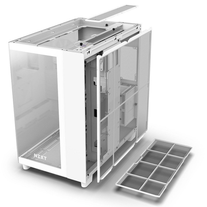 NZXT H9 Elite White Boitiers PC NZXT Maroc