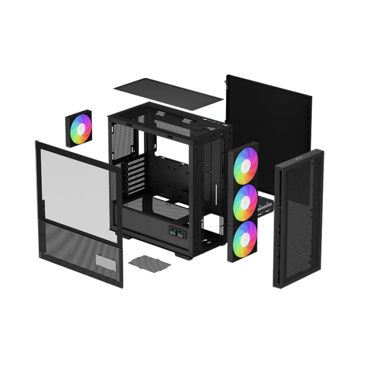 DeepCool CH560 DIGITAL Black Boitiers PC DeepCool Maroc